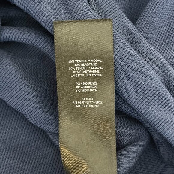 Aritzia Sunday Best Lula Top Shortsleeve in Admiral (Navy) - Picture 7 of 7